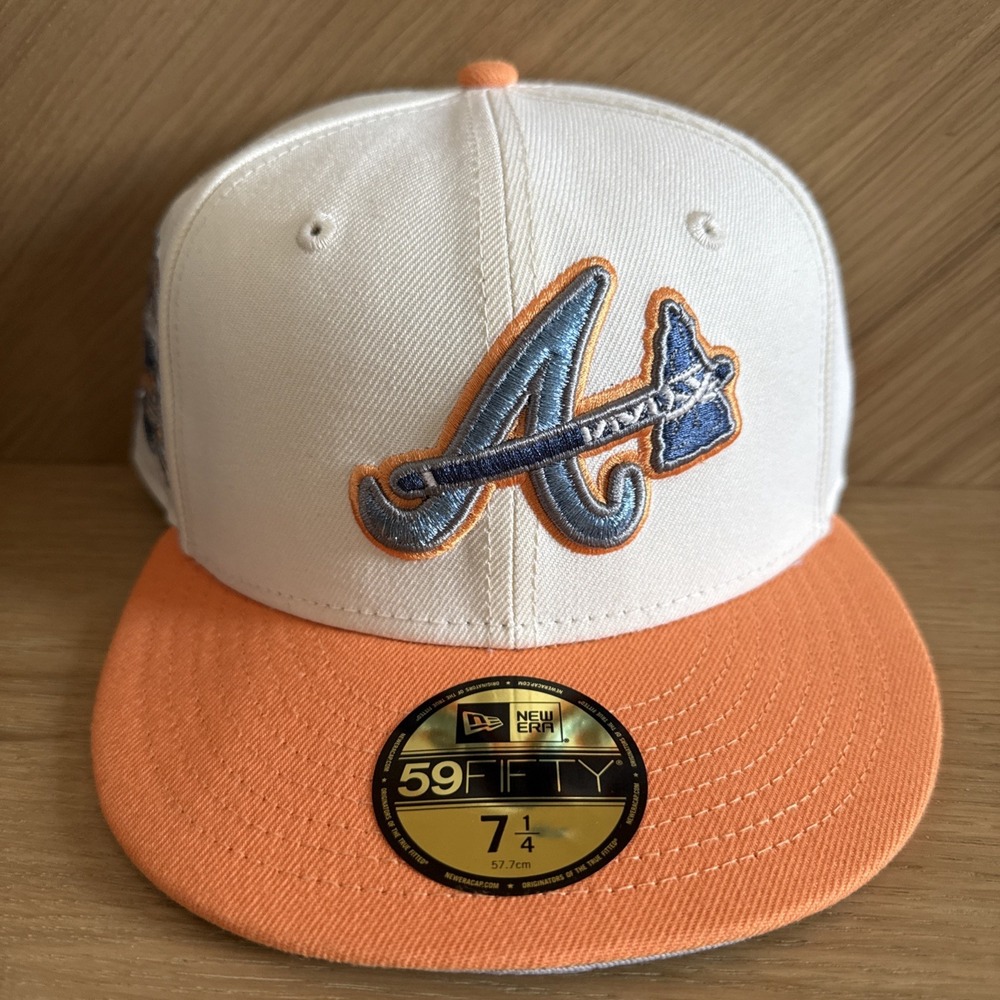 New Era‎ 59fifty MLB Atlanta Braves Hat 30th Season Edition Size 7 1/4 Baseball